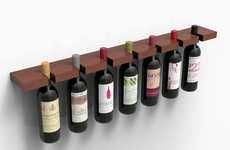 Precarious Pinching Wine Racks