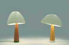 Mushroom-Grown Lighting