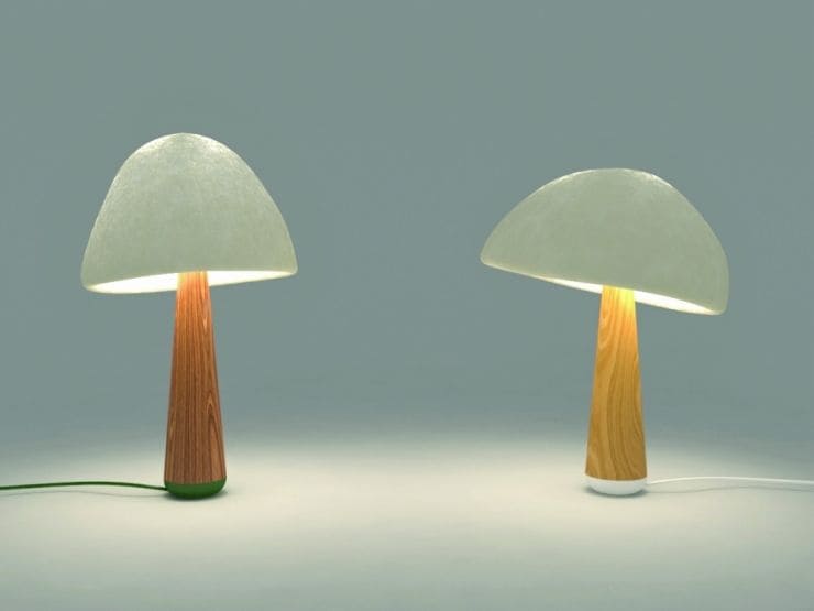 Mushroom-Grown Lighting