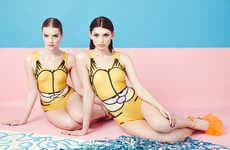 Feline Character Swimsuits