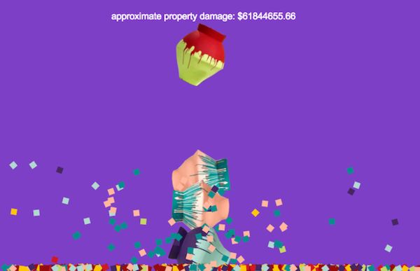 Online Art-Smashing Games