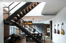 Industrial Penthouse Bachelor Pads