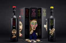 Caricatured Beverage Branding