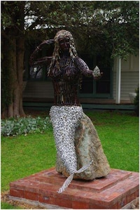 Recycled Wrench Statues Image 8