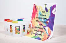 Supportive Rainbow Coffee Campaigns