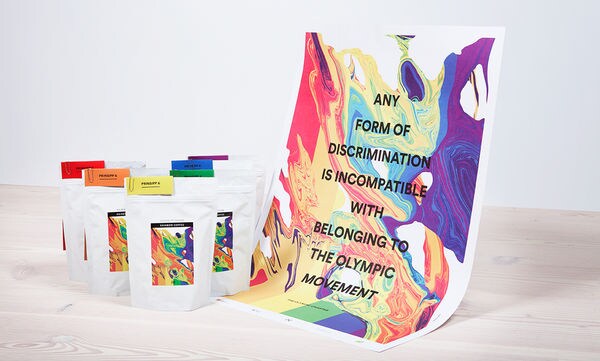 Supportive Rainbow Coffee Campaigns