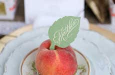 Peachy Place Cards