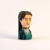 Pixelated Fantasy Show Characters Image 6