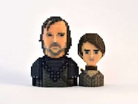 Pixelated Fantasy Show Characters Image 8