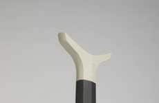 Minimalist Y-Shaped Smoking Receptacles
