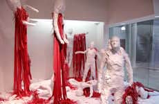 Gory Paper Mache Exhibits