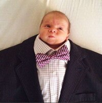 Suited Baby Photography Image 4