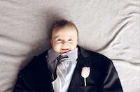 Suited Baby Photography Image 7