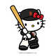 Cartoon Kitty Athletic Apparel Image 2