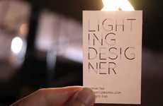 Interactive Light Business Cards