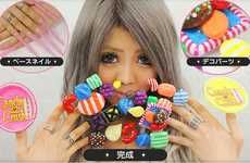 Candy-Coated Fingernail Billboards