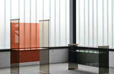 Tinted Glass Furniture Collections