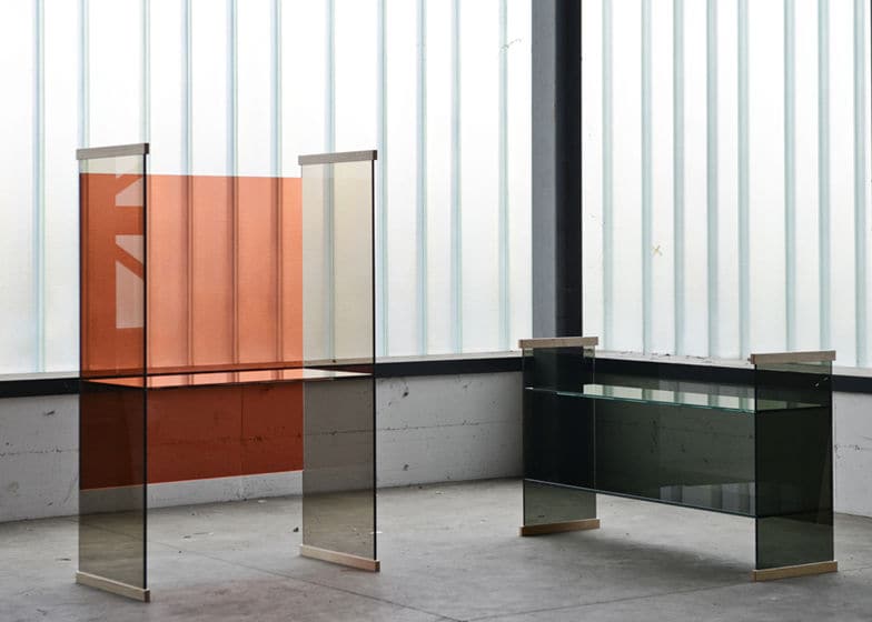 Tinted Glass Furniture Collections