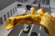Epic Banana-Peeled Sculptures