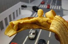 Epic Banana-Peeled Sculptures