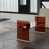 Transparent Glass Furniture Sets Image 2
