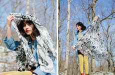 Eclectic Nature-Inspired Scarves
