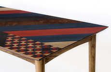 Intricate Marquetry Tables