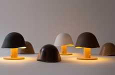 Minimalist Mushroom-Inspired Lighting