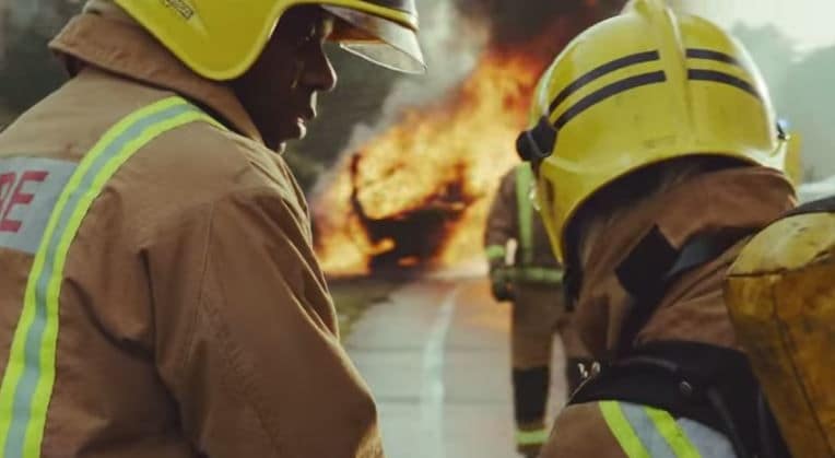 Firefighter-Featuring Telecom Ads