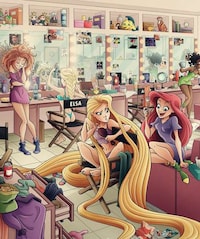 Disney Dressing Room Depictions Image 5