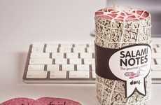Salami-Inspired Sticky Notes