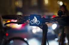 Bicycle-Shaped Bike Lights