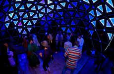 Interactive Dancing Domes