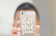 Ambitious Typographic Phone Cases