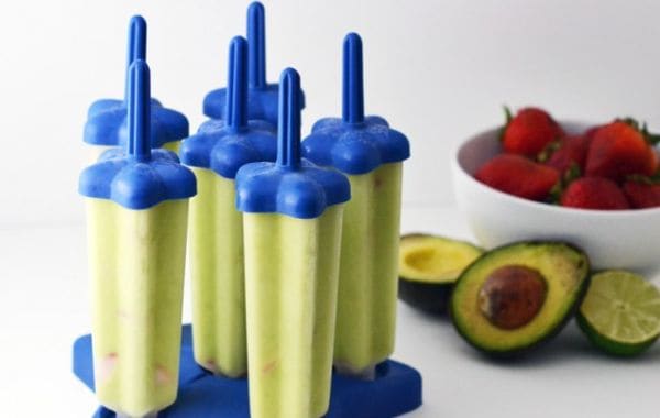 Boozy Avocado Popsicles