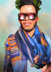 Illustrated Scarf Lookbooks Image 2