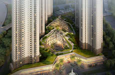 Green-Roofed Shopping Malls