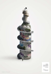 Wine Bottle Tower Ads Image 2