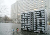 Miniature Recycled Buildings Image 5
