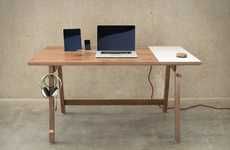 Tidy Minimalist Tech Desks