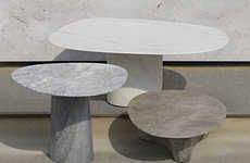 Geometric Marble Tables
