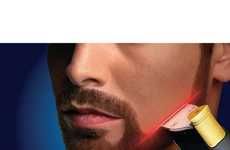 Laser-Guided Facial Hair Clippers