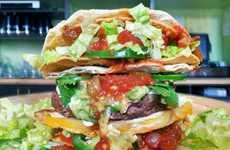 Double Taco Bun Burgers