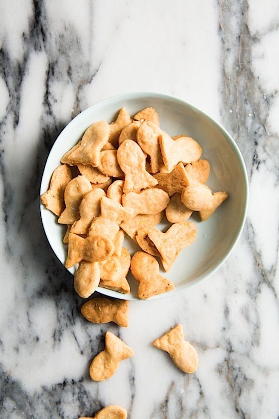 Homemade Fish-Shaped Crackers