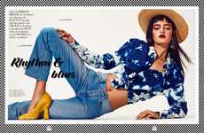 Distressed Tie-Dye Lookbooks