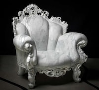 Iconic Carved Marble Chairs Image 2