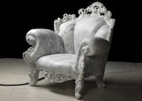 Iconic Carved Marble Chairs Image 6