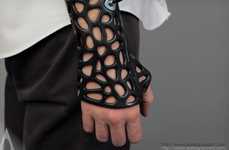 Ultrasound-Healing Medical Casts
