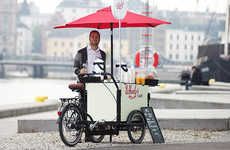 Bike-Powered Coffee Carts