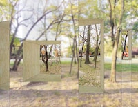 Mirrored Farm Buildings Image 2